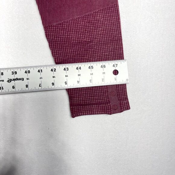 NWT Offline by aerie Ribbed Offline 7/8 Hi-Rise Leggings Dark Red Size XXL - Picture 13 of 13